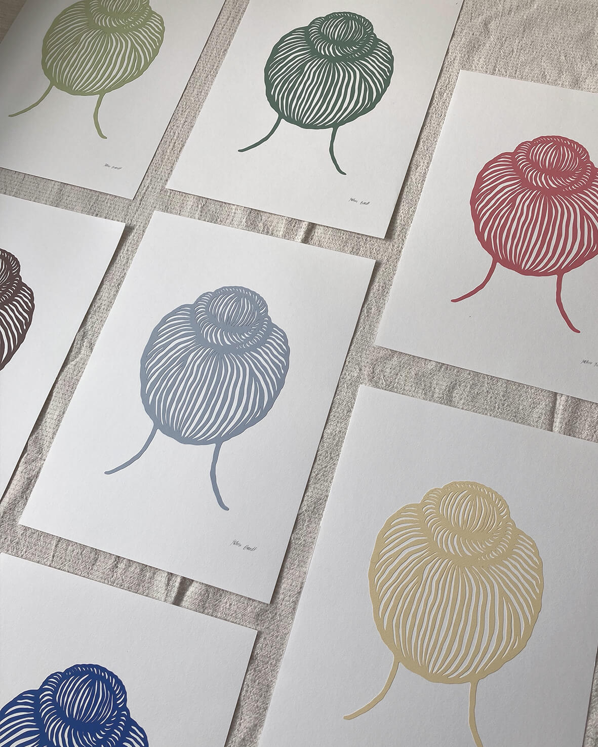 Kvinder med knold, papirklip