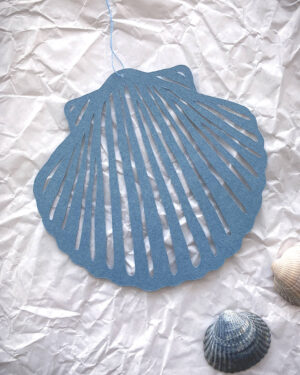 Muslingeskal<span> - </span>Lys blå